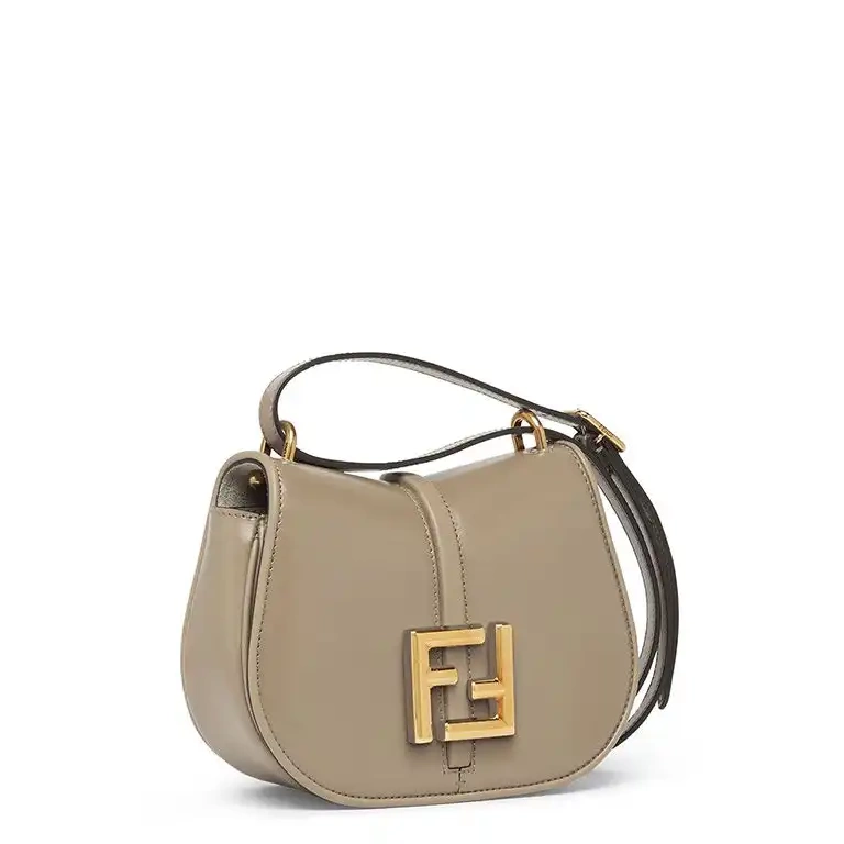 Cheap HOT C'mon Fendi In Calf Leather Bag Grey Mini 0518